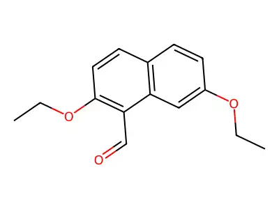 2,7-Diethoxynaphthalene-1-carbaldehyde structure