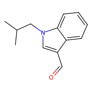 1-Isobutyl-1H-indole-3-carbaldehyde structure