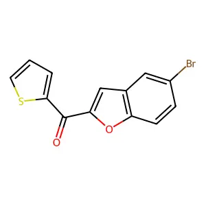 5-Bromo-2-(thiophene-2-carbonyl)-1-benzofuran structure