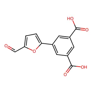 5-(5-Formyl-2-furyl)benzene-1,3-dicarboxylic acid structure