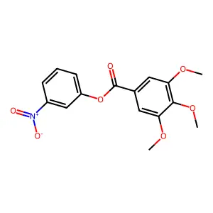 3-Nitrophenyl 3,4,5-trimethoxybenzoate structure