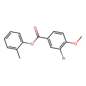 2-Methylphenyl 3-bromo-4-methoxybenzoate structure