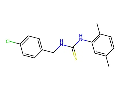 1-(4-Chlorobenzyl)-3-(2,5-dimethylphenyl)thiourea structure