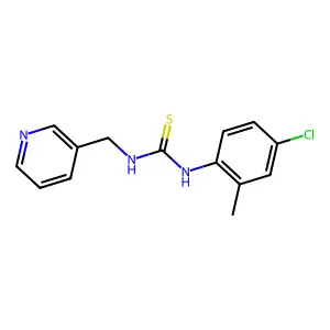 1-(4-Chloro-2-methylphenyl)-3-(pyridin-3-ylmethyl)thiourea structure