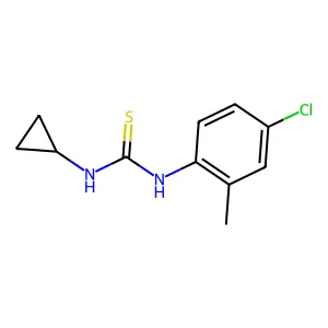 1-(4-Chloro-2-methylphenyl)-3-cyclopropylthiourea structure