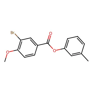 3-Methylphenyl 3-bromo-4-methoxybenzoate structure