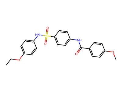 N-[4-[(4-ethoxyphenyl)sulfamoyl]phenyl]-4-methoxybenzamide structure