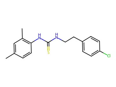 1-[2-(4-Chlorophenyl)ethyl]-3-(2,4-dimethylphenyl)thiourea structure