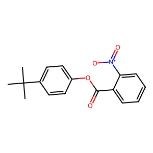 4-Tert-butylphenyl 2-nitrobenzoate structure