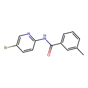 N-(5-bromopyridin-2-yl)-3-methylbenzamide structure