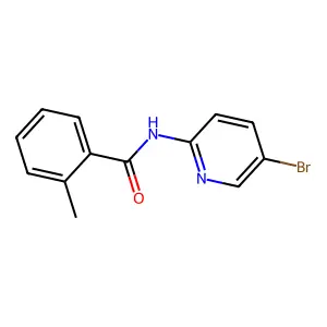 N-(5-bromo-2-pyridinyl)-2-methylbenzamide structure