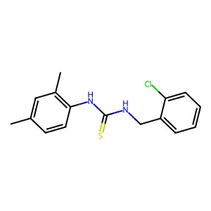 1-(2-Chlorobenzyl)-3-(2,4-dimethylphenyl)thiourea structure
