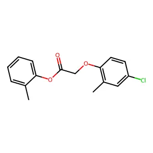 2-Methylphenyl (4-chloro-2-methylphenoxy)acetate structure