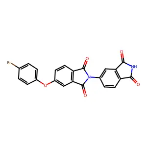5-(4-Bromophenoxy)-2-(1,3-dioxoisoindol-5-yl)isoindole-1,3-dione structure