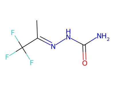 (1,1,1-Trifluoropropan-2-ylideneamino)urea structure