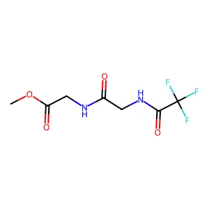 N-(N-(Trifluoroacetyl)glycyl)glycine methyl ester structure