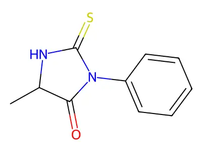 Phenylthiohydantoin-alanine structure