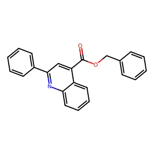 Benzyl 2-phenylquinoline-4-carboxylate structure