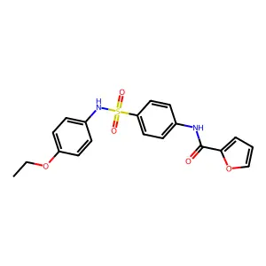 N-{4-[(4-ethoxyphenyl)sulfamoyl]phenyl}furan-2-carboxamide structure