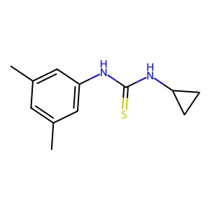 1-Cyclopropyl-3-(3,5-dimethylphenyl)thiourea structure