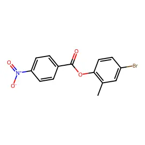4-Bromo-2-methylphenyl 4-nitrobenzoate structure