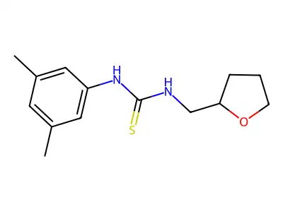 1-(3,5-Dimethylphenyl)-3-(tetrahydrofuran-2-ylmethyl)thiourea structure