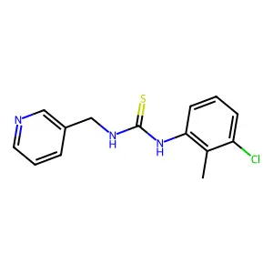 1-(3-Chloro-2-methylphenyl)-3-(pyridin-3-ylmethyl)thiourea structure