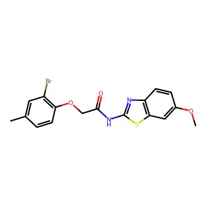 C17H15BrN2O3S structure