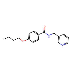 4-butoxy-N-(pyridin-3-ylmethyl)benzamide structure