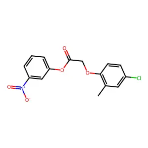 3-Nitrophenyl (4-chloro-2-methylphenoxy)acetate structure