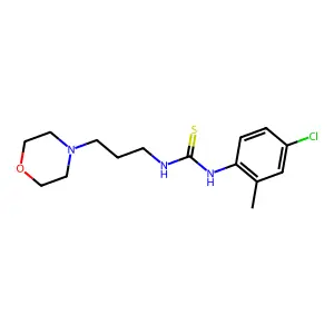 1-(4-Chloro-2-methylphenyl)-3-(3-morpholin-4-ylpropyl)thiourea structure