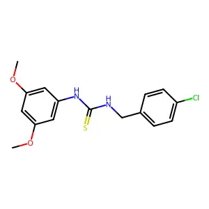1-(4-Chlorobenzyl)-3-(3,5-dimethoxyphenyl)thiourea structure