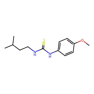 1-(4-Methoxyphenyl)-3-(3-methylbutyl)thiourea structure