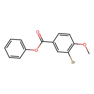 Phenyl 3-bromo-4-methoxybenzoate structure