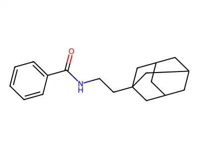 N-[2-(1-adamantyl)ethyl]benzamide structure