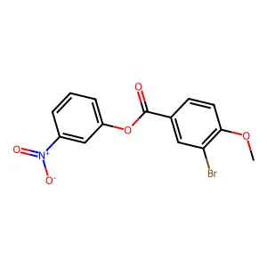 3-Nitrophenyl 3-bromo-4-methoxybenzoate structure