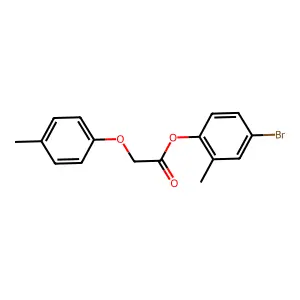 4-Bromo-2-methylphenyl (4-methylphenoxy)acetate structure
