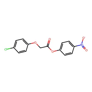 4-Nitrophenyl (4-chlorophenoxy)acetate structure