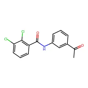 N-(3-乙酰基苯基)-2,3-二氯苯甲酰胺 structure