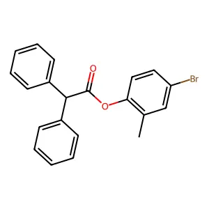4-Bromo-2-methylphenyl diphenylacetate structure