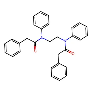 N,2-diphenyl-N-[2-(N-(2-phenylacetyl)anilino)ethyl]acetamide structure