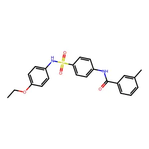N-[4-[(4-ethoxyphenyl)sulfamoyl]phenyl]-3-methylbenzamide structure