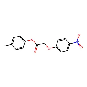 4-Methylphenyl (4-nitrophenoxy)acetate structure
