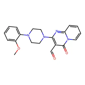 2-(4-(2-Methoxyphenyl)piperazin-1-yl)-4-oxo-4H-pyrido[1,2-a]pyrimidine-3-carbaldehyde structure