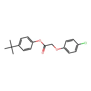 4-Tert-butylphenyl (4-chlorophenoxy)acetate structure