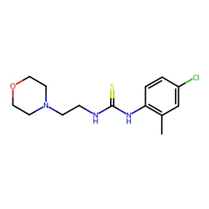 1-(4-Chloro-2-methylphenyl)-3-(2-morpholin-4-ylethyl)thiourea structure