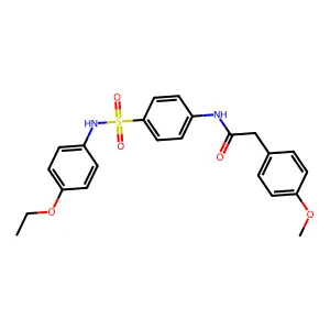 N-[4-[(4-ethoxyphenyl)sulfamoyl]phenyl]-2-(4-methoxyphenyl)acetamide structure