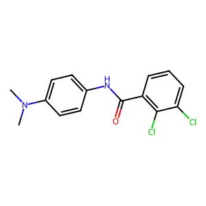 2,3-dichloro-N-[4-(dimethylamino)phenyl]benzamide structure