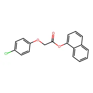 Naphthalen-1-yl (4-chlorophenoxy)acetate structure