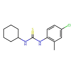 1-(4-Chloro-2-methylphenyl)-3-cyclohexylthiourea structure